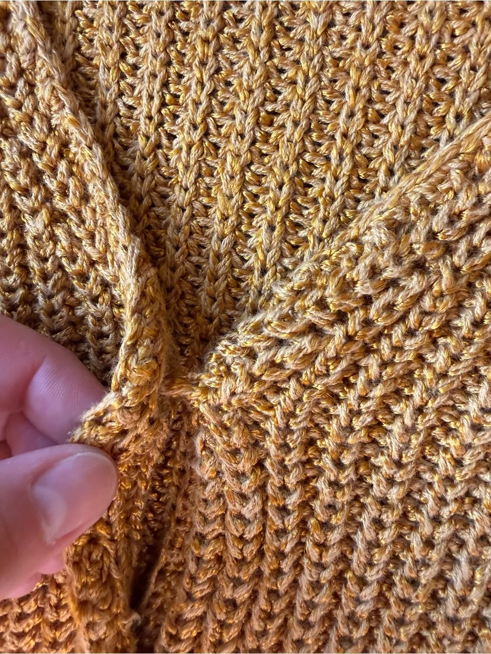 Jones New York Mustard Short-Sleeve Button Cardigan Sweater